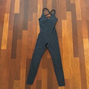 Navy Strappy Jumpsuit